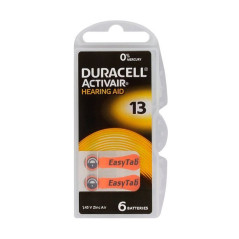 Pile ActiveAir DA13 Duracell x 6pcs | Smarty Paris 18e